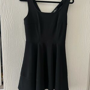 Lulu's Classic Black Mini Dress
